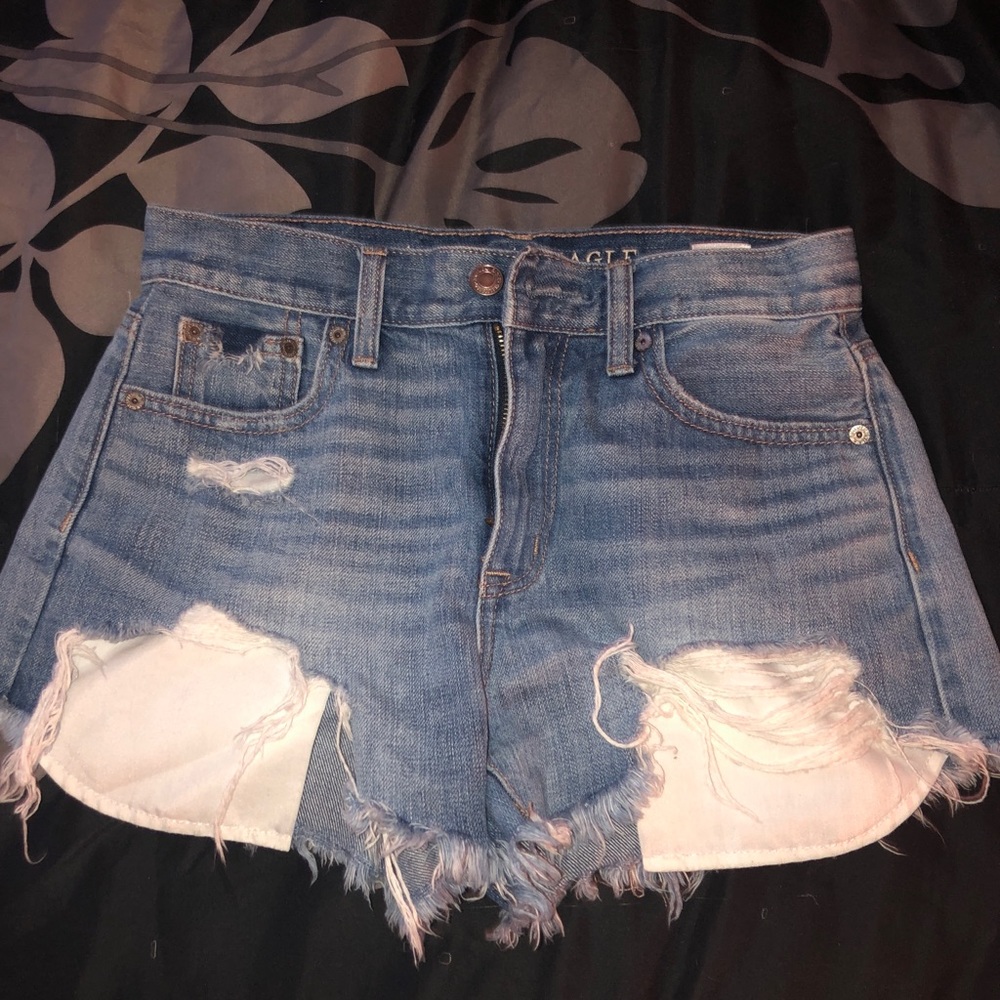 Vintage hi-rise festival shorts